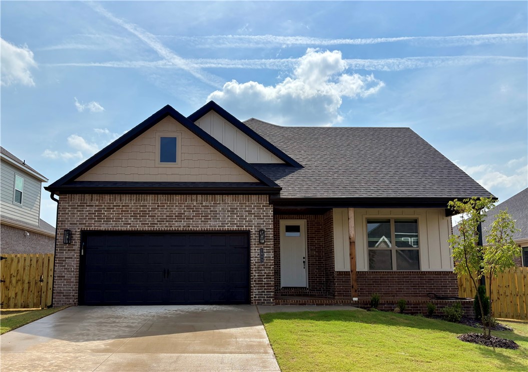 Welcome to Pea Ridge a Fast-Growing Community!Discover the perfect blend of comfort and convenience in the Yorktown subdivision, where you'll find scenic beauty, top-rated schools, and nearby parks. This Stork Plan home offers 4 spacious bedrooms, 2.5 bathrooms, and thoughtfully designed living spaces that feel bright and inviting.Step inside to luxury vinyl plank flooring and an open-concept design where the kitchen, living, and dining areas flow effortlessly together. The kitchen is a chef's dream, featuring ample storage and a walk-in shelved pantry. Outdoors, enjoy covered front and back patio--perfect for relaxation and entertaining. For a limited time rates starting at 4.99% OR $7,500 from builder & up to $4K from preferred lender. For access to see all the homes stop by the model home at 1602 Christman St. Open Monday, Tuesday,Thursday, and Friday from 10-4 and Sunday 1-4.