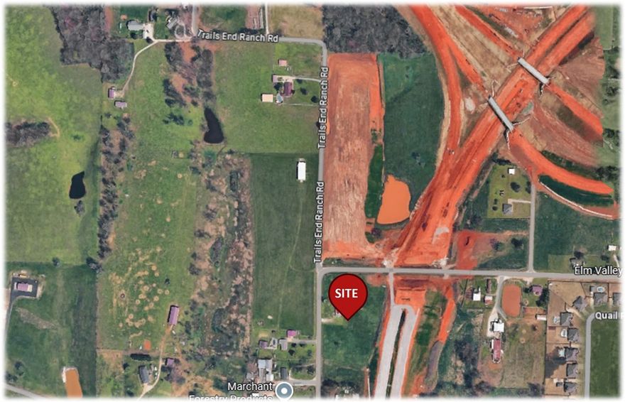 4.9 Acres on the new Hwy 612 bypass.  Great visibility from the Hwy with easy access back to the 612 & 112 interchange.  This property has 975+/-ft frontage on Marchant with over 600ft frontage backing up to Hwy 612.  Property will be graded and finished in April.  Owners would look at a build to suit or ground lease options.