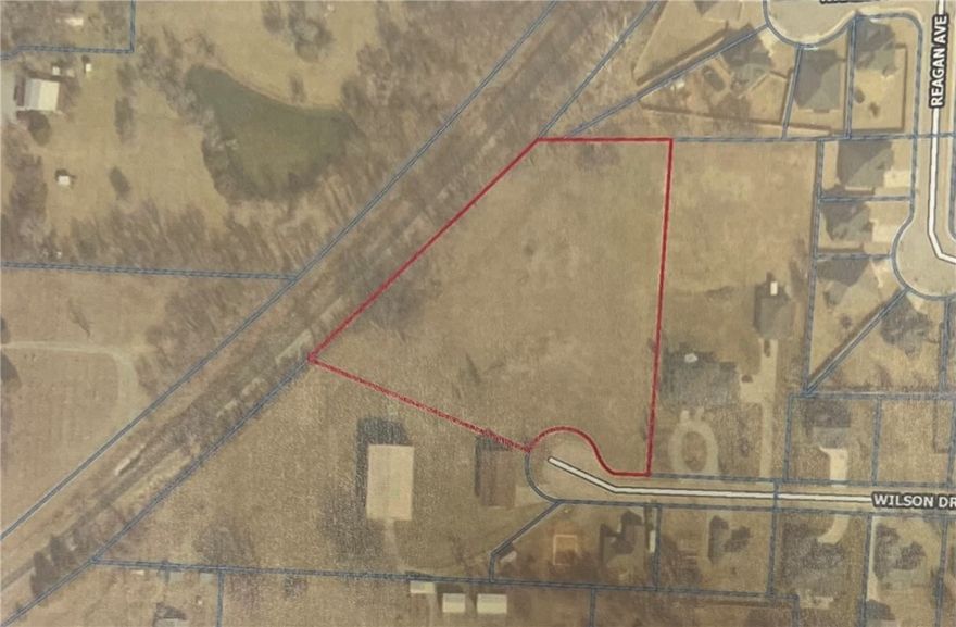 3.11 cleared acres with utilities at the street. Ready to build.