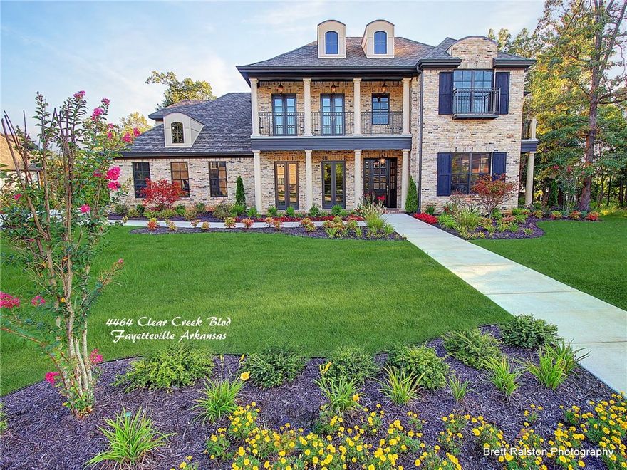 Gated golf community of Clear Creek. Home with pristine quality and features you would expect. One of Riggins Construction's finest homes and floor plan includes smart home programming. All high end appliances including washer and dryer and refrigerator. Side entry garage includes guest apartment or teenager's hangout with a full bath and mini fridge. Top of the line quality with all the space and design to meet every expectation.