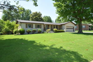Park-like setting for this fully remodeled home. Open floor plan with brand new cabinets and granite through-out. Subway glass tile backsplash. Farmhouse style hardwood floors. Master bathroom with double vanity and glass door shower. Subway tile shower surround in master bathroom and full bathroom. Large vaulted ceilings in family room with shiplap walls and new flooring. Exterior painted brick with farmhouse style shutter and posts. New HVAC in main house and recently new HVAC in bonus space. Most windows are new, picture windows in family room are original. Storage shed.