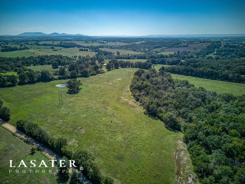 Gorgeous farmland and woodland set in the heart of the Ozarks. This sprawling 118-acre property boasts fencing, a barn, a picturesque pond, and a seasonal creek all within its boundaries. Additionally, water access is readily available on-site, and there's the option for electric hookup as well. Seller is willing to separate property into 2 smaller parcels.