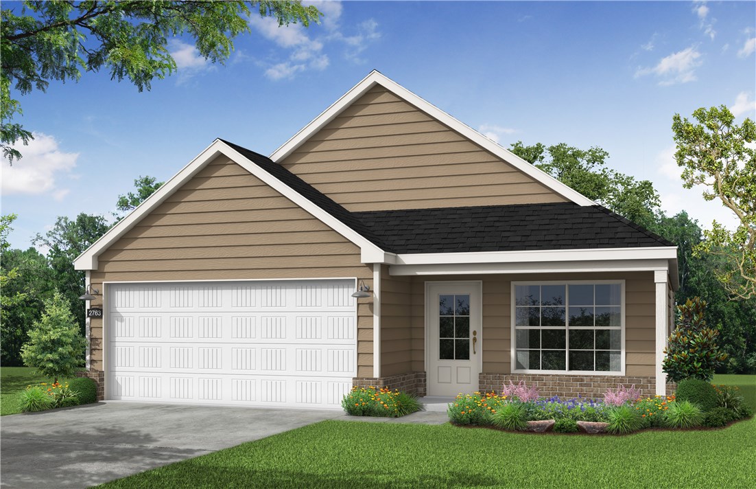 beautiful 3 bed, 2 bath home which boasts, LVP Wood flooring, granite counter tops, upgraded Stainless steel appliances, low e windows, and covered front porch. Limited one year warranty is also included. Stock Photos North Fork Plan actual house features and specs may vary. 1 block from Springdale’s newest splash park with baseball fields, soccer, tennis, playgrounds, dog park, and so much more.