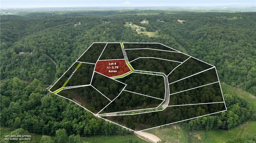 Perfect opportunity to build your dream home on this +/- 1.75-acre wooded residential lot, located just 5
miles from the Beaver Lake Boat Ramp and Lakeshore. Tucked away in a secluded, peaceful setting, this
property offers a quiet rural lifestyle with convenient access to town. Electric is already available on-site,
while a water well and septic system will be needed. With County Zoning, the current site plan is
preliminary and can be tailored to suit your needs in both size and shape, offering flexibility for your ideal build. Esculapia Hollow Rd is currently a dirt road, however, it is set to be paved this summer. Ideally situated approx. 3.5 miles from Lake Atlanta, 4 miles from Downtown Rogers, and 6 miles from Horseshoe Bend Marina, this lot provides the best of both worlds - tranquil living with easy access to outdoor recreation, shopping, dining, and more. Don't miss out on this prime piece of Northwest Arkansas real estate!