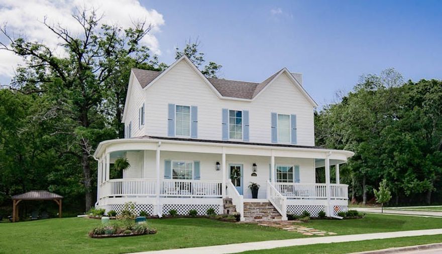 Experience a unique home full of southern charm on a corner lot, mornings on the wrap around porch, and  a location so convenient to the best of Fayetteville.  Enjoy the relaxation this design provides including hardwood floors, painted cabinets, quartz countertops, 3 bedrooms, 2.5 baths, 3-car garage plus a study.  The Brooklands subdivision has two pools and playground included in the POA. For value, location and design this home has it all.