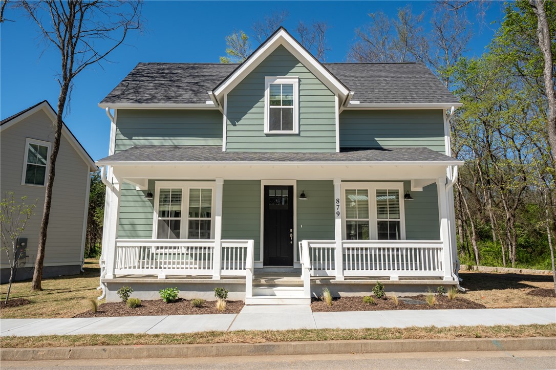 This 2 BR/1.5 BA home has open first floor living/dining/kitchen area plus a half bath and mudroom/pantry. Two spacious upstairs bedrooms have walk-in closets and a shared bath, plus a linen closet. Luxury vinyl plank throughout. Enjoy outdoor living on the large covered front porch. Willow Bend features green spaces with sidewalks and tree-lined streets for walking and to encourage neighborhood connections. Owner occupancy is required in this subdivision, however HOA will allow parents to purchase homes for their kids, or investors doing longer term (12 mo or more) rentals. Interior photos are pulled from a previous build of the same floor plan, and colors/materials on inside may differ. Agent owned.