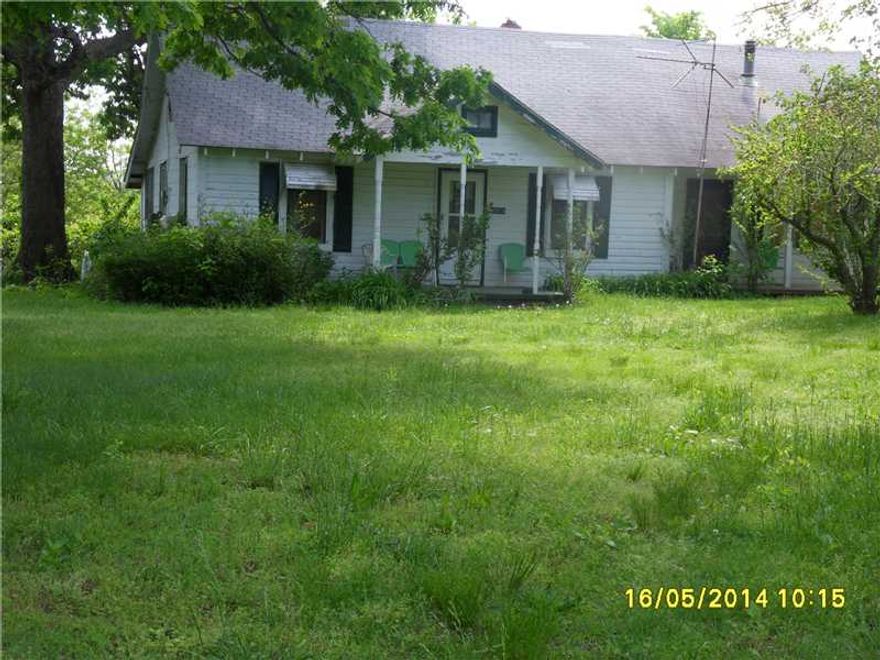 Nice farm house on 17 acres with fenced pasture. Great starter place for someone with cows or horses.
