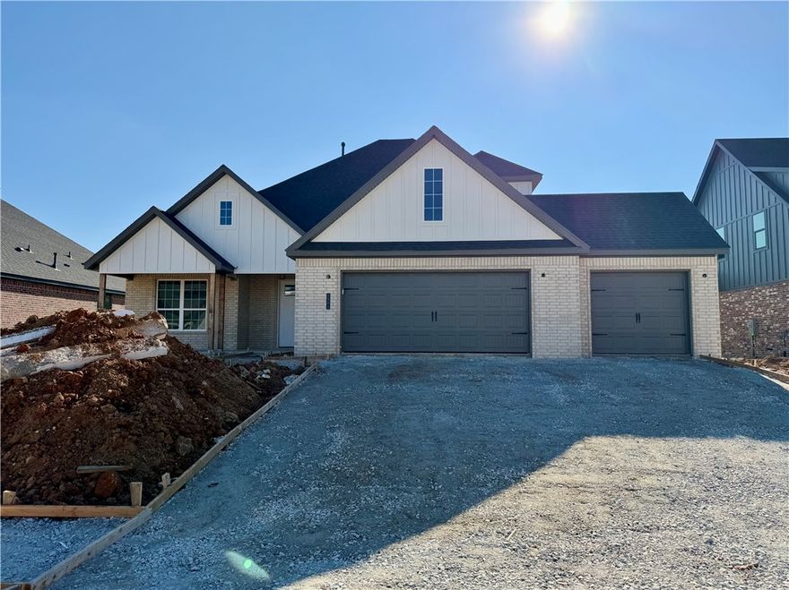 Discover the Palm plan in Hillcrest—an impressive 2-story home and a roomy 3-car garage. Inside, the open-concept main level is built for connection and comfort, featuring a seamless living, dining, and kitchen flow anchored by soaring 13’ ceilings in the living room. The kitchen shines with stainless steel appliances, a composite granite sink, and plenty of workspace for cooking and entertaining. A downstairs bedroom and full bath offer flexible space.Upstairs, you’ll find two additional bedrooms, a full bath, and a spacious bonus room. The primary suite is a true retreat with a large walk-in closet and spa-like bath, plus convenient access to the utility room. Designer touches continue throughout, including stunning tile extended all the way to the ceiling in the bathrooms.Come see why Hillcrest is one of Northwest Arkansas’ most sought-after communities—open houses every Sunday from 1–4 PM.