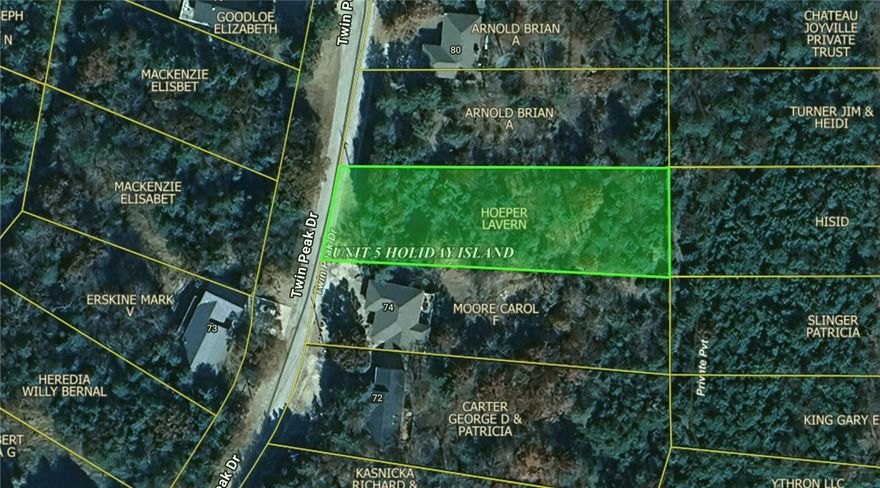 Build your dream home on this .46-acre lot in the desirable Holiday Island community. Surrounded by the
natural beauty of the Ozark Mountains and neighboring well-maintained homes, this property offers
privacy and endless possibilities. Enjoy easy access to Table Rock Lake Marina, the recreation center with
pool, golf course, tennis courts, and walking trails. With ample space for a custom home, decks, and
outdoor living, this lot is perfect for a full-time residence, vacation retreat, or investment property. Don’t
miss the chance to create your ideal lifestyle in Holiday Island, where nature, recreation, and comfort
come together.
