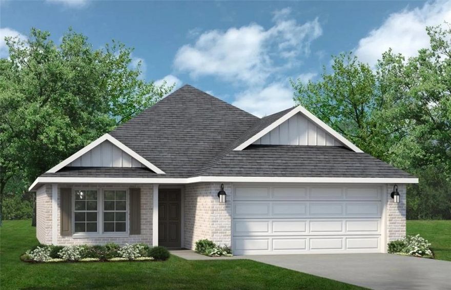 Welcome to this beautifully crafted new construction home offering 1,763 square feet of thoughtfully designed living space. Featuring 3 spacious bedrooms and 2 modern bathrooms, this home combines comfort and style with an open, functional layout perfect for both everyday living and entertaining. The 2-car garage provides ample storage and convenience, while quality finishes throughout add a touch of elegance. Ideally located in a highly sought-after neighborhood near top-rated schools, this property offers the perfect balance of tranquility and accessibility—making it an exceptional place to call home.