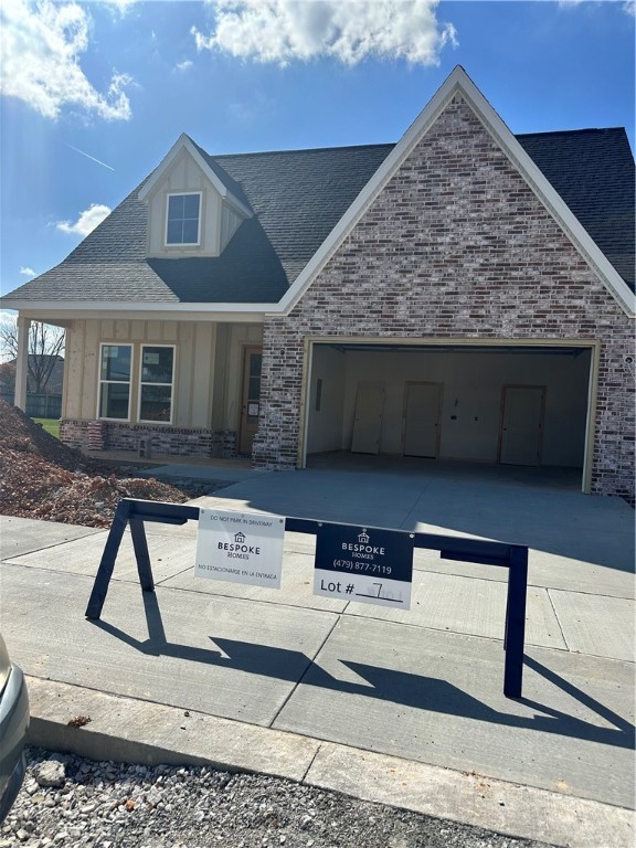 Lot 7. Looking to move in April? This is our Carolina One, a 3 bedroom, 2 bath garden home that is the perfect blend of luxury and comfort. The home features an open floor plan, a fully equipped kitchen with professional appliances, quartz countertops throughout, walk in closets, and a private patio. We are about to put walls up and there is still time to put your touch on it. This community includes a Bark Park for your furry friends, brick paver roads and the HOA handles everything lawncare related so you can spend more time doing the things you love! You will have direct access to the Razorback Greenway, and just two minutes south of Promenade giving you quick access to some of the best shopping, dining and entertainment options in NWA. Also, did you hear? Matrix Club is waiving initiation fees and offering discounted membership fees to anyone who purchases in a Bespoke Homes development. We have over $15k available for incentives, let's see what you qualify for!