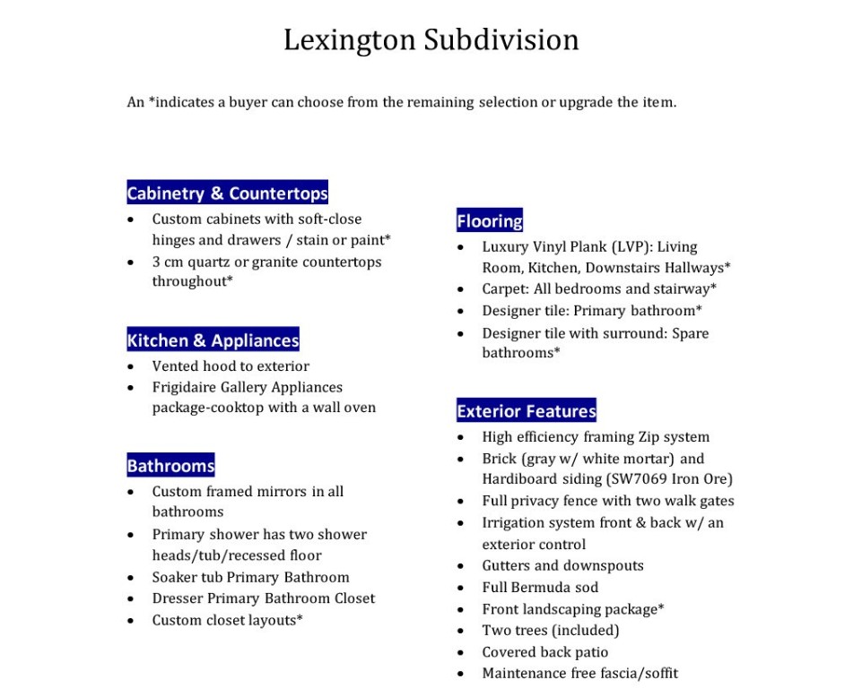 Lexington-Sub Rogersw - Residential