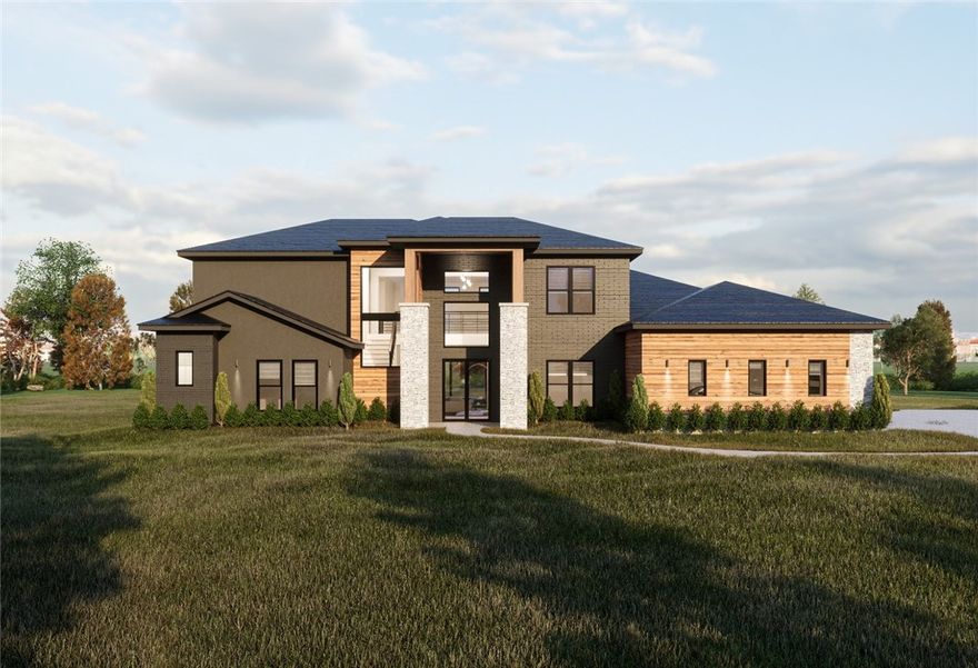 Elegant 5 Bed Estate on Nearly An Acre at the end of the Cul-de-sac. Showcasing luxury living on an oversized lot in one of Bentonville's premier communities! This magnificent 5-bedroom, 4.5-bathroom estate offers unparalleled space, high-end finishes, and the privacy of a nearly one-acre lot (.82 acres).Step inside a light-filled, open-concept floor plan designed for both grand entertaining and comfortable family life. The gourmet kitchen is a chef's delight, featuring professional-grade stainless steel appliances, a generous center island, custom cabinetry, and exquisite quartz countertops. Opportunity to pick finishes before construction starts.