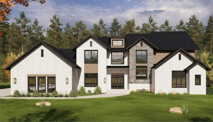 Elegant 5 Bed Estate on Nearly An Acre at the end of the Cul-de-sac. Showcasing luxury living on an oversized lot in one of Bentonville's premier communities! This magnificent 5-bedroom, 4.5-bathroom estate offers unparalleled space, high-end finishes, and the privacy of a nearly one-acre lot (.82 acres).Step inside a light-filled, open-concept floor plan designed for both grand entertaining and comfortable family life. The gourmet kitchen is a chef's delight, featuring professional-grade stainless steel appliances, a generous center island, custom cabinetry, and exquisite quartz countertops. Opportunity to pick finishes before construction starts.