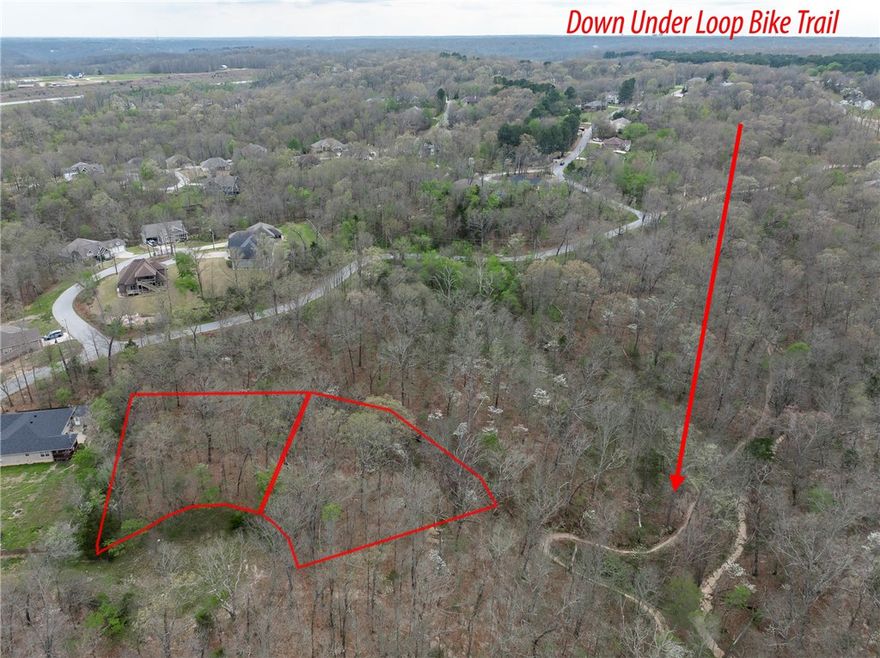 Discover the perfect blend of privacy, space, and adventure with these two combined lots totaling 0.77 acres on Irene Lane. Tucked away on a quiet cul de sac, this property offers a peaceful, wooded setting—ideal for your dream home or weekend escape. For mountain biking enthusiasts, this location is a hidden gem. Bella Vista is home to an extensive, world-class trail system offering miles of scenic rides for all skill levels. From adrenaline-pumping downhill runs to smooth flow trails and scenic cross-country routes, outdoor adventure is right at your doorstep. Beyond biking, enjoy everything Bella Vista has to offer—lakes, golf courses, parks, and community amenities—creating the perfect balance of recreation and relaxation. With 0.77 acres, you’ll have the space and flexibility to design a home that fits your lifestyle. Enjoy the natural surroundings and privacy. Live where every day feels like a getaway—build your basecamp in Bella Vista and experience the ultimate outdoor lifestyle.