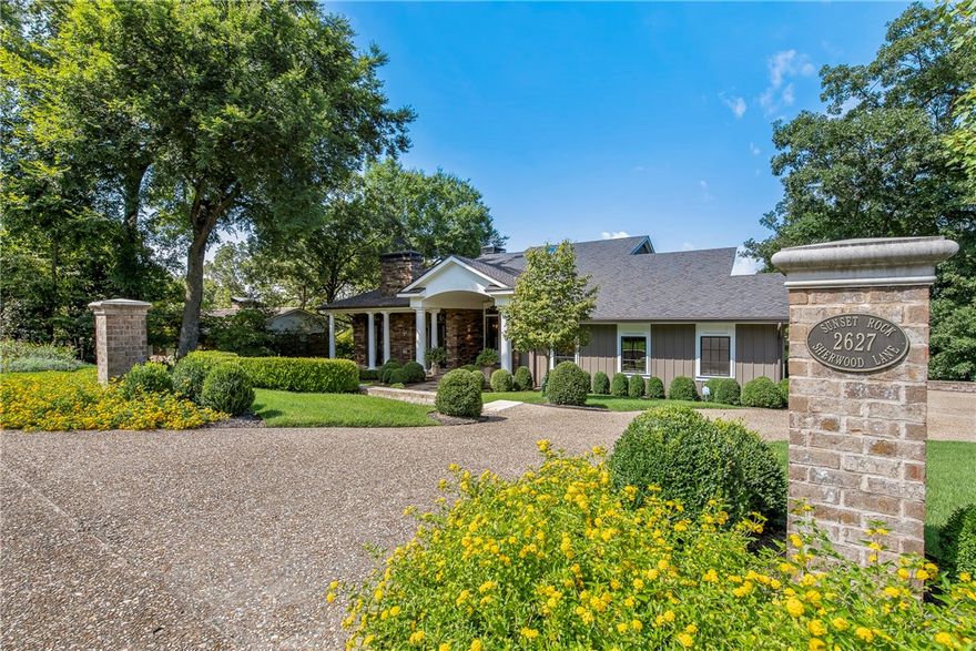 Welcome to Sunset Rock! Boasting approximately 5,355 SF, this meticulously designed and maintained jewel sits on just shy of an acre in the center of Fayetteville. With 4 covered patios and a sightline to Oklahoma, you’ll have your choice of angles for each and every Fayetteville sunset. Completely remodeled and expanded from 2015-2016, all plumbing, electrical, duct work, insulation, heating & air, flooring, windows, lighting, walls, staircases, porches, and roof were replaced in the remodel/addition. Immediately captivating upon arrival, Sunset Rock offers a spacious circle drive introducing the 5 bedroom, 4.5 bath estate situated across 3 levels and positioned on two, full-size lots with an impressive landscape. Discerning design and thoughtful, custom details are carried through the interior and exterior of this stunning home. A full list of features & amenities, survey, and covenants are available through the web link or by request. A letter of pre-qualification is respectfully requested prior to showings.