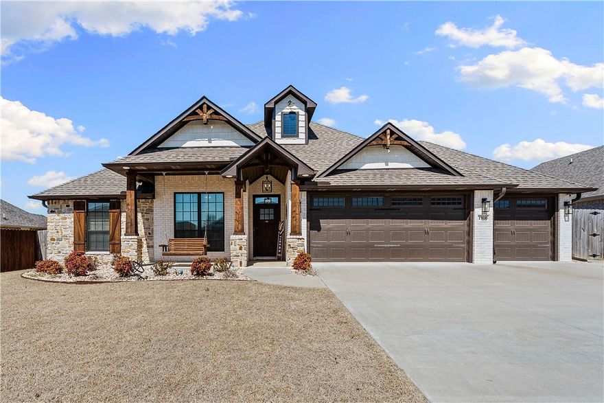 Take a look at this stylish single-level one owner 3-bedroom, 2-bath home in the desirable Elkhorne Subdivision in Pea Ridge.  Just minutes from downtown Bentonville or downtown Rogers. Enjoy a thoughtfully designed split floor plan built by Ronald Ragon Homes.
The kitchen is both functional and beautiful, featuring lovely countertops and a spacious walk-in pantry. The open living area feels cozy with a fireplace with built in shelves on each side.
The primary suite offers it's own mini split system for added comfort, a large walk-in shower, a deep soaking tub, and a separate toilet closet along with a generously sized walk-in closet. 
Outside, the home continues to impress with a flat, fenced in backyard perfect for relaxing or entertaining. The neighborhood offers fantastic nearby amenities including parks with pickleball, basketball, and volleyball courts, a playground, and a nearby disc golf course. Plus, enjoy the added convenience of Walmart drone delivery available in the area. Schedule a tour today.