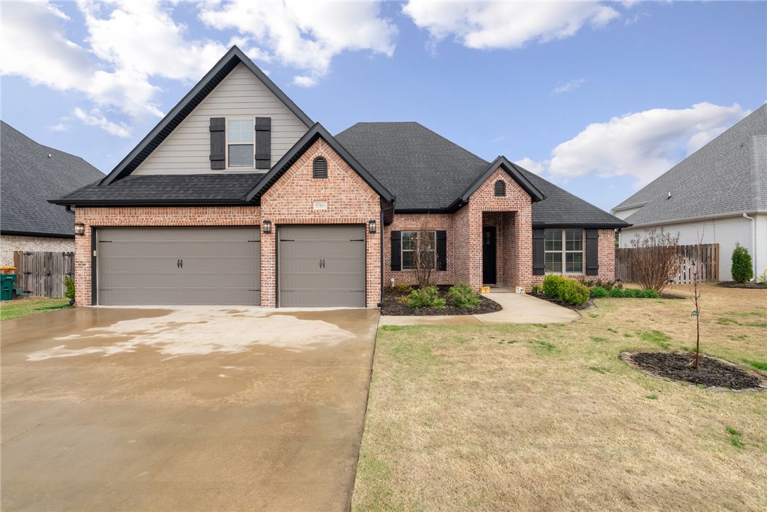 Welcome to this exquisite property wonderfully located near all of Northwest Arkansas's amenities, including Mt Hebron Park. Crafted by a renowned quality builder, this newer home boasts luxurious features throughout. On top of offering four generously sized bedrooms and a dedicated office space, upstairs also includes a large bonus room to create a space that fits your needs. With an intelligently designed floor plan, this residence offers both functionality and elegance which is perfect for modern living. Enjoy the back patio with its own comfort and style as an added bonus of this exceptional home.