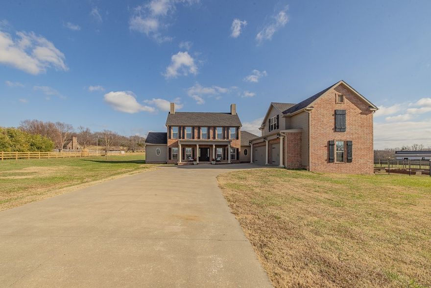 Come home to this beautiful 4 acre homestead! Located just a few short miles from downtown Elkins, this 4 bedroom, 4 full bathroom, and 2 half bathroom home has everthing you would need to enjoy life in beautiful NWA! The sprawling lot provides a place to relax and enjoy nature and fish in the shared pond while still being close to many modern conveniences. Come in to a recently updated feel with new paint, fixtures and ceramic tint windows that improve the home's overall efficiency. Boasting large rooms with walk-in closets, split floor plan and large bonus room, there is something to fit everyone's needs. Complete with custom built storage/gardening shed, you can grow your own vegetables for the year in the 14 raised garden beds that are ready to go! Don't miss out on this opportunity to own your piece of Arkansas paradise, call for a showing today.