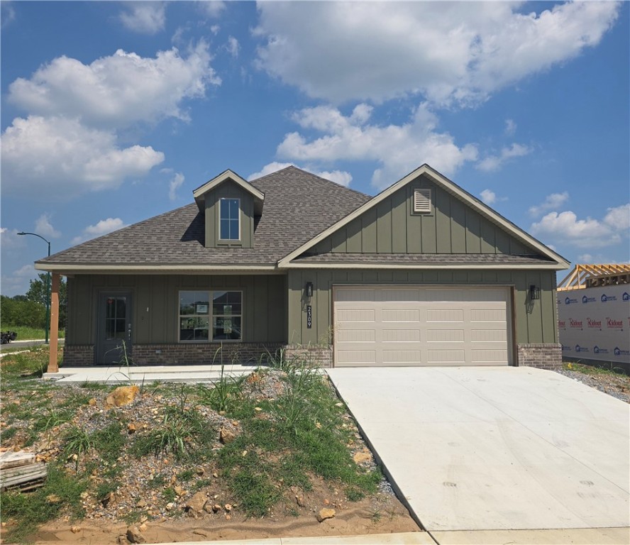 Welcome to Heritage Ranch, Phase 4! This brand-new two-story home is a must-see! The first level features a spacious open-concept living, kitchen, and dining area. It includes three bedrooms, each with walk-in closets, two bathrooms, a laundry room, and a two-car garage. On the second level, you'll find a large bonus room complete with a closet. This home boasts stylish finishes and amenities such as brick and hardie siding, full guttering, LED disk lighting with fan and light kits in all bedrooms, a spacious kitchen island with pendant lights, 3 cm granite countertops, a smart thermostat, Frigidaire Gallery appliances, and more. Combining style and comfort, this home is conveniently located near schools, shopping, and other amenities.
