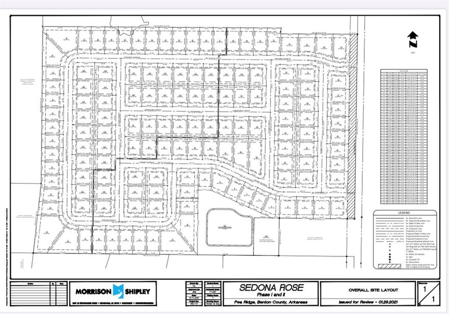 Residential building lots under development in first phase. Lots average 70 to 80 x 120 to 140. The roads are being cut in now. Approximately 3 months from completion. Located just down the street from Pea Ridge HS.