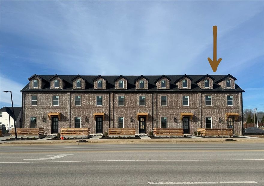 Introducing the Brownstones at Bellview Place, a boutique community thoughtfully designed for modern living and long-term value. These 3-bedroom, 2.5-bath, two-level residences offer approximately 1,841 square feet of well-planned space with timeless architecture and quality finishes throughout.

Construction is in the final phases, with interior completion underway, making these homes nearly move-in ready. Bellview Place is a walkable, community featuring cottage and townhomes, brick paver streetscapes and a future bark park, enhancing both lifestyle and neighborhood appeal.

Ideally located just minutes from Pinnacle Hills Promenade, providing convenient access to shopping, dining, entertainment, and major employers.

Seller is offering a $10,000 flex credit, which may be applied toward financing costs or closing costs, or a move-in package including refrigerator, washer, and dryer (buyer choice). Limited availability in a rapidly growing area, schedule your private showing today.