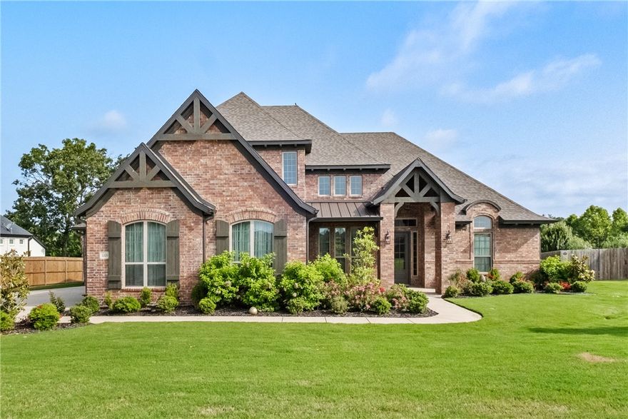 This like new estate home in the desirable Otter Creek subdivision sits on a half acre lot that backs up to the neighborhood walking trail and POA property. The spacious home includes 4 bedrooms, 3.5 baths, office, formal dining room, double island eat in kitchen and an oversized bonus room. Upon entering the home, you will notice an abundance of natural light flooding the home through the large windows and soaring cathedral ceiling. The large primary suite features a luxurious ensuite bathroom with double vanity, large soaker tub, walk-in shower, and an extended closet. Outside you will find a spacious covered patio with a built-in fireplace to entertain guests or just to enjoy a cozy evening. The neighborhood pool, basketball court, tennis court, and ponds for fishing are just a short walk away, Welcome to your new home!