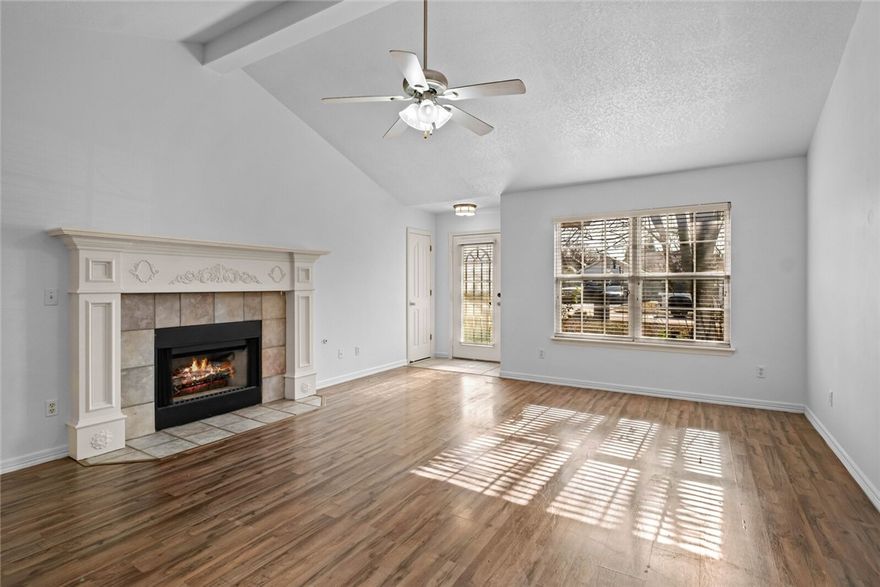 This classic all brick 4 bedroom beauty in Springdale is ready for a new owner! This conveniently located charmer is just moments away from parks, schools, shopping, dining, and all the  entertainment Springdale has to offer. The home has elegant vaulted ceilings, a warm & cozy living area for the family to gather, a large primary suite, and 3 more bedrooms in a size that new construction homes in this price range just don't offer. Fill the rooms with family or guests or use one for an office, whatever suits your needs, now you have the space and flexibility to decide! The home is move in ready but the seller is offering a $2,500 credit so you can keep more of your cash at closing for whatever you decide to do with it, talk about convenience! Abundant closet space and a generous laundry room are the icing on the cake. Opportunities like this are few and far between in NWA so don't delay, set up your private showing today and let's bring in the new year with a new home!