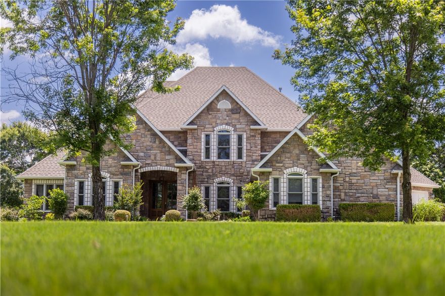 Welcome Home to refined living in East Fayetteville’s prestigious community—The Vineyards. This 4,271 square foot estate rests on a serene 2-acre lot at the back of a gated enclave, offering exceptional privacy. With 4 bedrooms and a thoughtfully designed floorplan, the home accommodates a variety of lifestyles. A soaring foyer and graceful staircase lead to elegant formal living and dining rooms, perfect for entertaining. The light-filled kitchen boasts an eat-in area and cozy hearth room, blending charm and functionality. A private home office, large storage areas throughout, and a second staircase enhance convenience. Recently renovated, this residence offers peace of mind with modern upgrades throughout. The fully irrigated, beautifully landscaped yard adds to its curb appeal. Just 6 minutes from top Fayetteville schools, shopping, and dining, and close to the vibrant Goshen community with its local restaurants, brewery, and farmers market. Luxury, comfort, and amazing location—this home has it all.