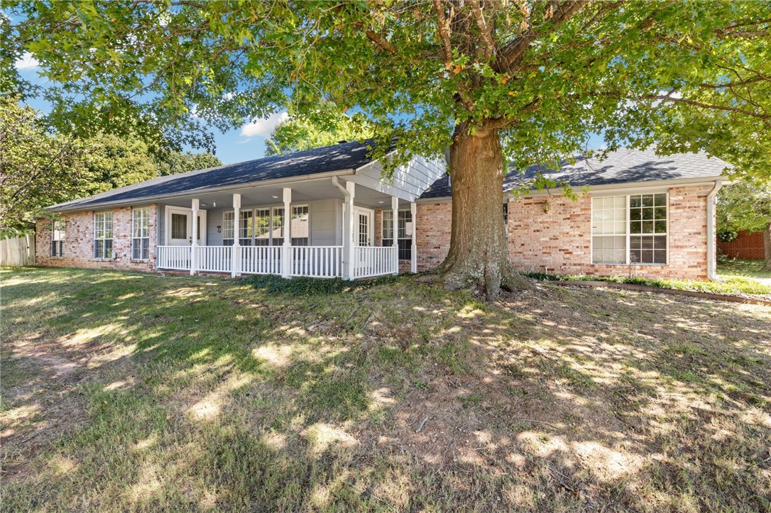 Welcome to this well maintained and inviting home in one of east Fayetteville’s most convenient locations. Just minutes from shopping, dining, and Highway 265, it offers easy access to everything you need while still tucked into a quiet neighborhood setting. The floor plan is comfortable and functional, with plenty of natural light and versatile living spaces. A beautiful brick fireplace adds warmth and comfort on cold winter nights. The primary suite includes a walk-in closet for added convenience. The private backyard offers space to relax, entertain, or garden. This home is also an excellent opportunity for a first-time homeowner, combining comfort, convenience, and value. Ideally situated just 2 miles from the Botanical Garden of the Ozarks and Lake Fayetteville trails, 1 mile from Paradise Valley Golf Course, and 1.5 miles from Fayetteville Athletic Club, this property is close to some of the area’s best amenities.