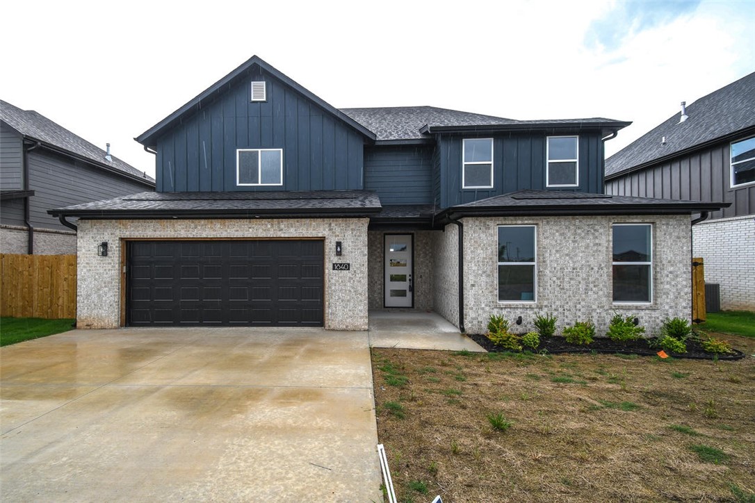 This gorgeous home, located right across from Gamble Elementary, offers exceptional affordability thanks to its size. It features an open kitchen with a spacious walk-in pantry, luxury vinyl plank flooring throughout the first floor, and custom kitchen cabinets that reach the ceiling. The house comes with several upgrades - quartz countertops, tiled showers, electric fireplace, custom trim for the fireplace wall,EV port and a gas drop for outdoor grilling. The kitchen comes with big size island, custom cabinets and an oversized pantry. Within walking distance to Gamble Elementary and Bentonville West High Schools, and easy access to I-49 for quick trips to downtown Bentonville and the Walmart offices.
*****Up to $10,000 towards closing cost or rate buy down up to 4.5% and up to $5,000 credit from Preferred lender *****