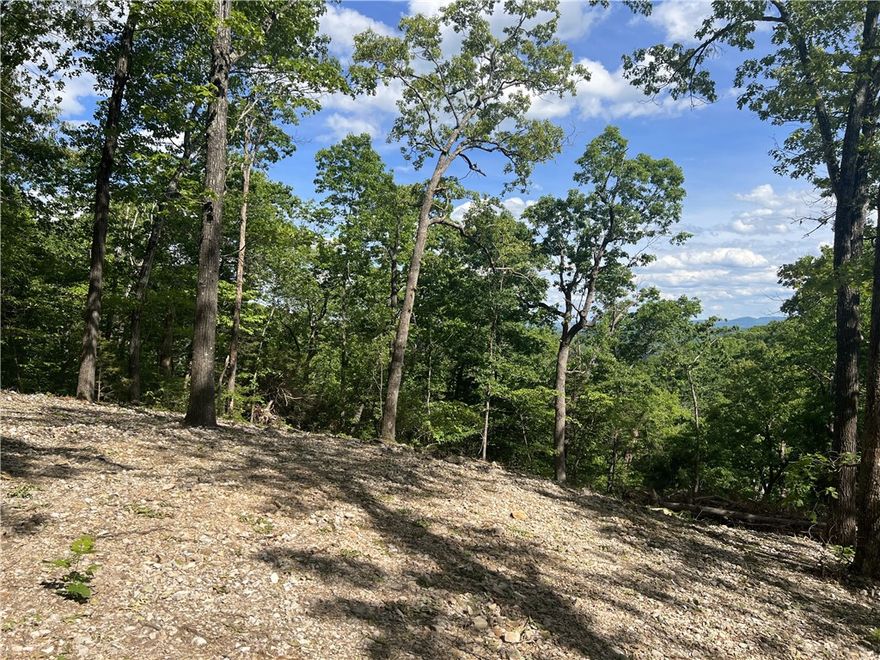 Fantastic view from this wooded 7.34 Acres with underground electric and rural water available. The property features a nice building site with a driveway already roughed in plus it is close to the Buffalo National River Park. This is a must see.