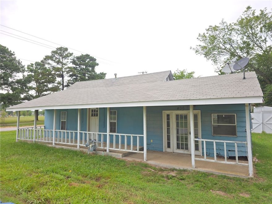 Come see this investor entry-level project across from the park on a corner lot. Lots of potential.