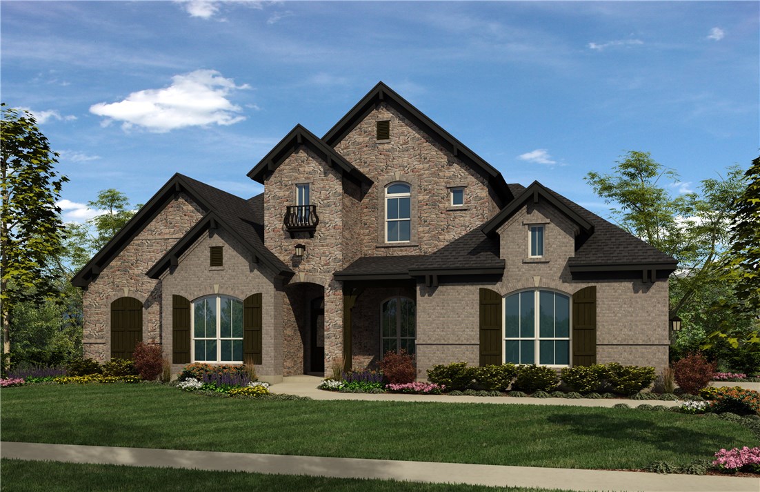 Beautiful 4 Bedroom 3 1/2 Floor Plan with Bay at Master Bedroom. Great Kitchen with Stained Custom Cabinets with Quartz Kitchen Cabinets and Stainless Appliances. Lots of Double Stage Crown Molding
in Main Living Area and lots of Hardwood including Master Bedroom With Free Standing Soaker Tub in Master Bath. Great Location Close to Schools. Picture Shown is An Artists Rendering and Brick, Stone,
Roof, and Paint Colors May Vary.