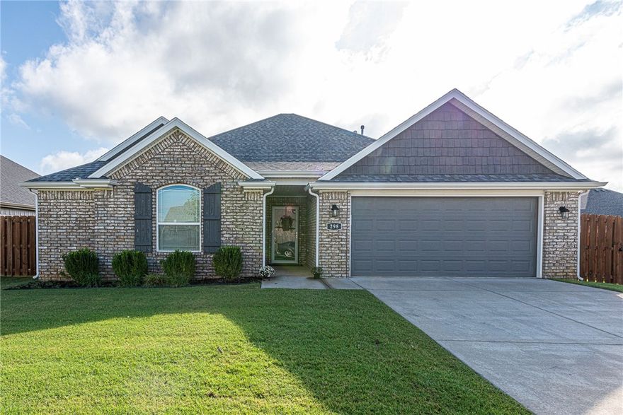 Seller would consider helping with buyer closing cost or interest rate buy downs. Open design spilt bedroom floor plan, eat in kitchen area offers breakfast bar as well, true walk in pantry, gas range built in microwave. Primary suite offers trey ceiling, primary bath offers both soaking tub and separate shower, walk in closet. 2nd bedroom offers large walk-in closet, great for off season storage. Privacy fenced back yard with tool shed great for she-shed or lawn equipment storage.
Property is in great shape and condition, shows well.