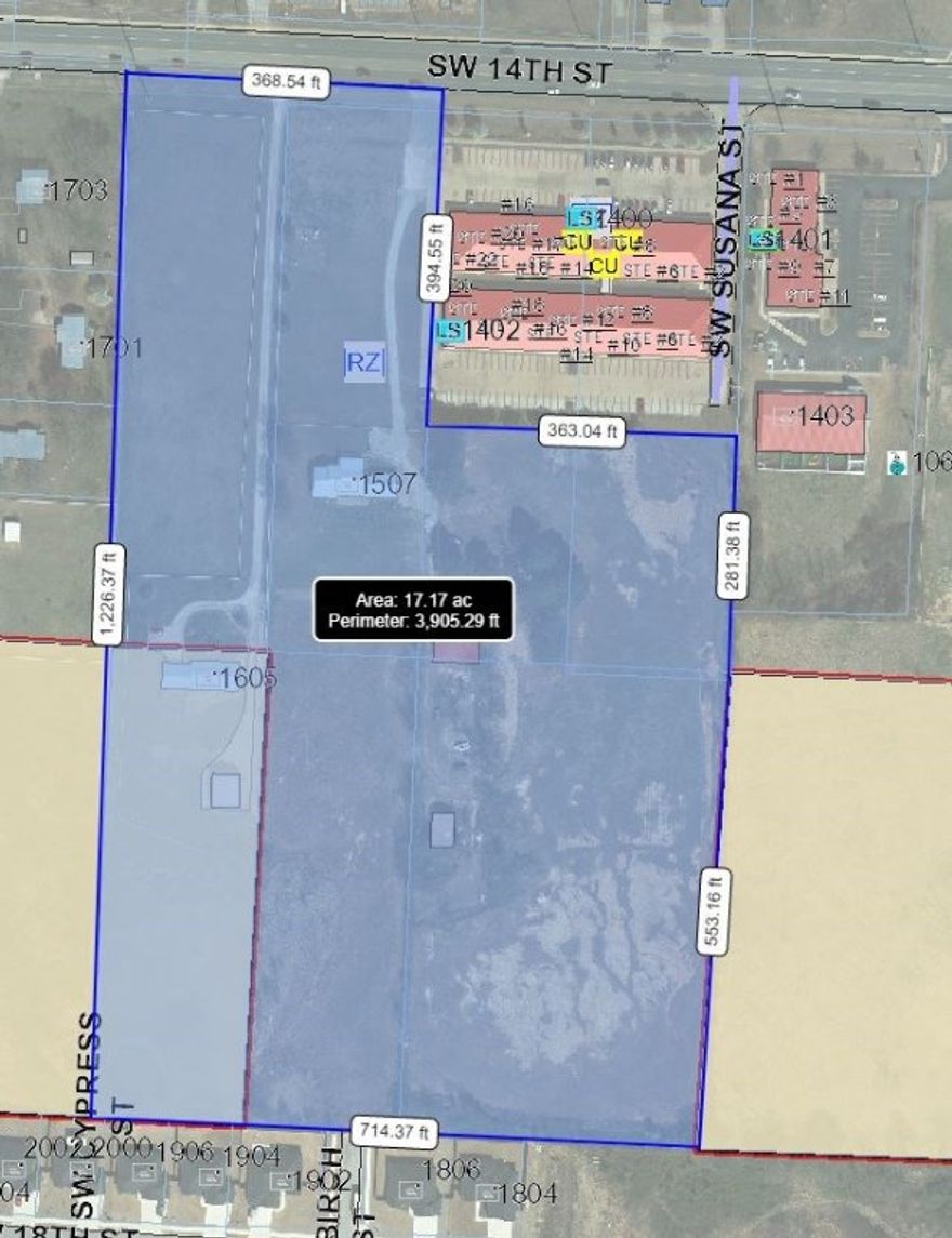 Excellent development potential. Six parcels for a total of 17 acres MOL. Hard to find this much acreage together with this much frontage IN town. Located directly across from the Benton County Jail on Hwy 102 W. 2019 Survey available upon request.