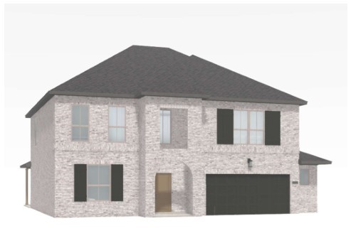 Ivy floor plan! Home upgrades include cabinets to ceiling in designer kitchen, gas range, designer finishes, converted 4th bedroom and additional game room upstairs. Privacy fence, covered patio, and additional garage storage space included.