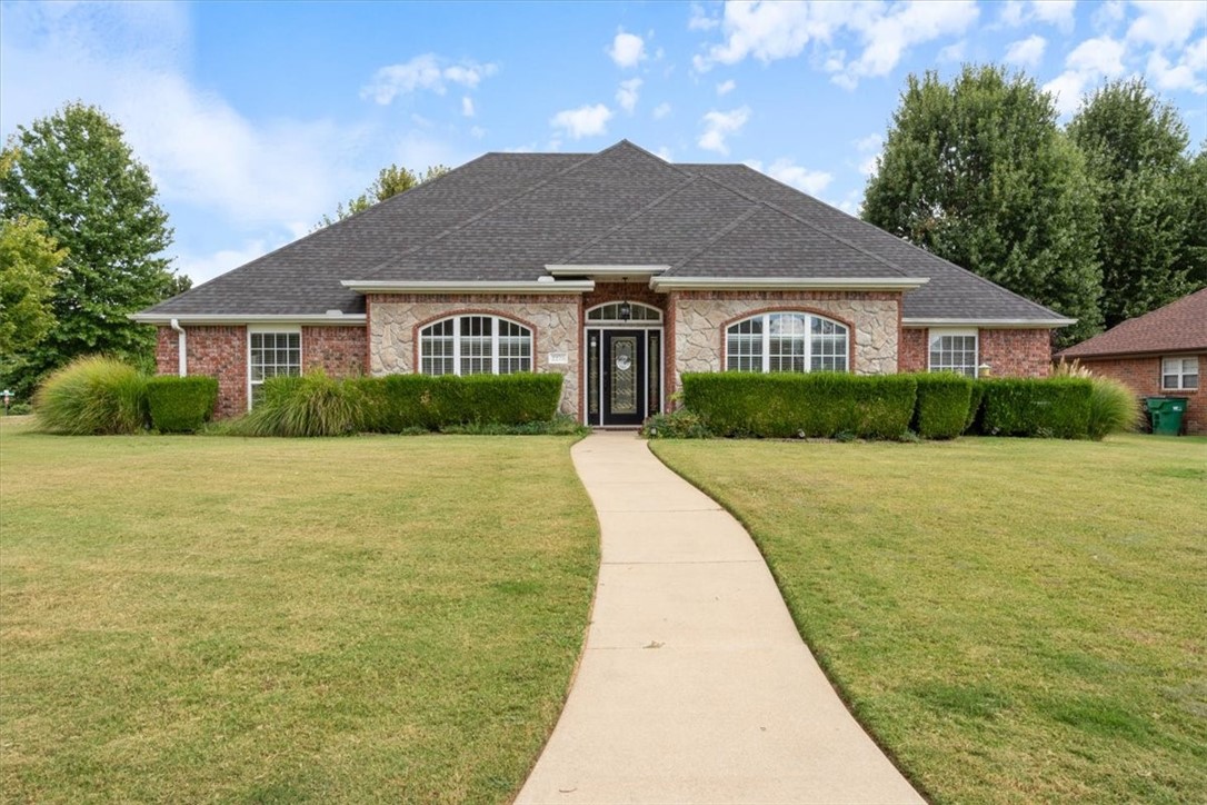 Discover a beautifully maintained single-level home located conveniently near I49, JB Hunt, JB Hunt Park, Lake Springdale, the Greenway Trail and Hunt Elementary. This residence boasts a spacious split floorplan with two living areas and tall ceilings enhanced by elegant crown molding throughout. The updated kitchen is a chefās dream, featuring granite countertops, a dishwasher, double convection ovens, and a gas cooktop. Enjoy the low-maintenance, stunning epoxy concrete floors in the main areas and laminate flooring in the bedrooms. Whole house humidifer installed in the home. The generous main bedroom includes a cozy gas fireplace, perfect for relaxing. The home also offers a covered patio for outdoor enjoyment, a 3-car garage with insulated doors, and an additional pad for RV or boat parking. Ideally situated within walking distance to Hunt Elementary and close to Har-Ber High School, this home combines convenience with luxury. Don't miss out on this gem!