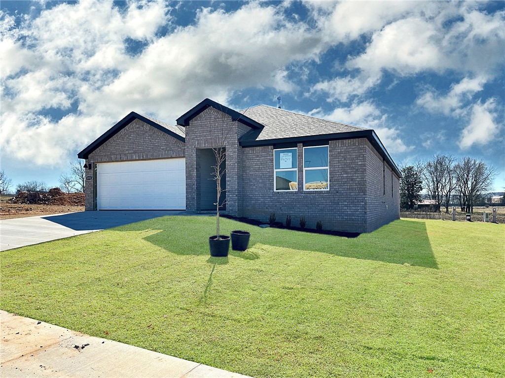 Lovely Kingston plan in Hudson Heights! Find your new home in Northwest Arkansas in Hudson Heights in Prairie Grove. These homes have fabulous features for comfortable, modern living. Each home features LVP flooring throughout! Kitchens have Quartz countertops, stainless steel appliances, and a stainless steel undermount kitchen sink with a pull-out faucet! Bedroom one with ensuite will feature a ceiling fan, quartz counters with dual sinks, oversized Walk in Shower and a walk-in closet. Home will have 4-sided brick and a covered patio (per plan) Taxes and Parcel TBD. Come see us today!