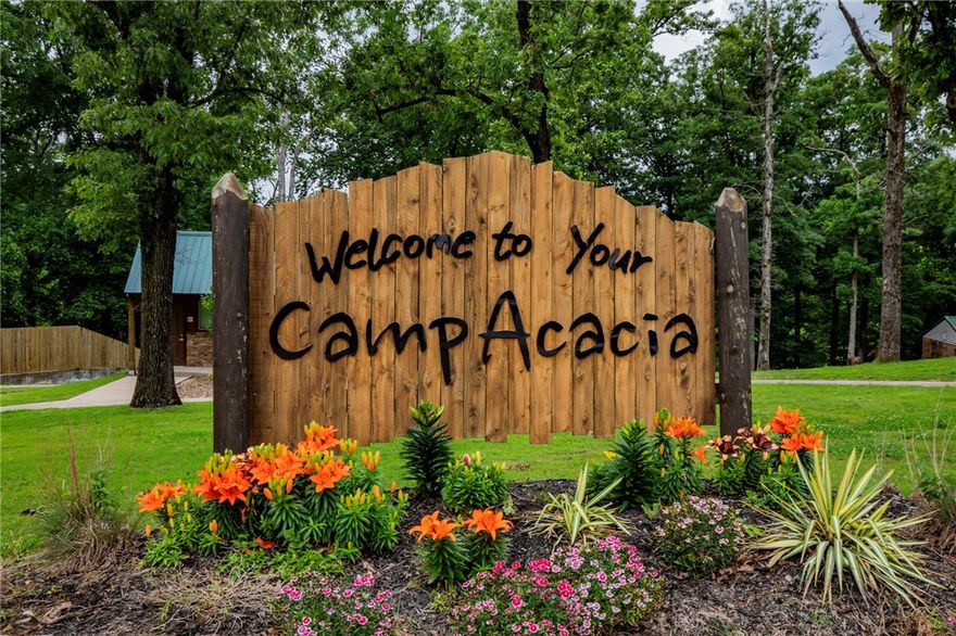 Located in Gentry AR, this 50-acre camp is now available to purchase. Camp Acacia opened in 2021 as a camp for kids with disabilities, hosting other types of summer camps & corporate retreats. This rare property has state of the art facilities to accommodate up to 160 campers, staff, & volunteers. The property contains 50 acres, of which 35 acres are fully developed & 15 acres are available for exploring, bike trails, or future development. The camp amenities includes a swimming pool, playground areas, fire pit area, baseball field, basketball court, zipline, & ropes course. The campers can also enjoy a 2 acre spring-fed lake for fishing & kayaking. Accommodations include 9 different climate-controlled sleeping quarters, clinic, dining hall with commercial kitchen, & great hall for special events. There is also a 1,900 sqft home & shop included. All furniture & equipment will be sold with property.