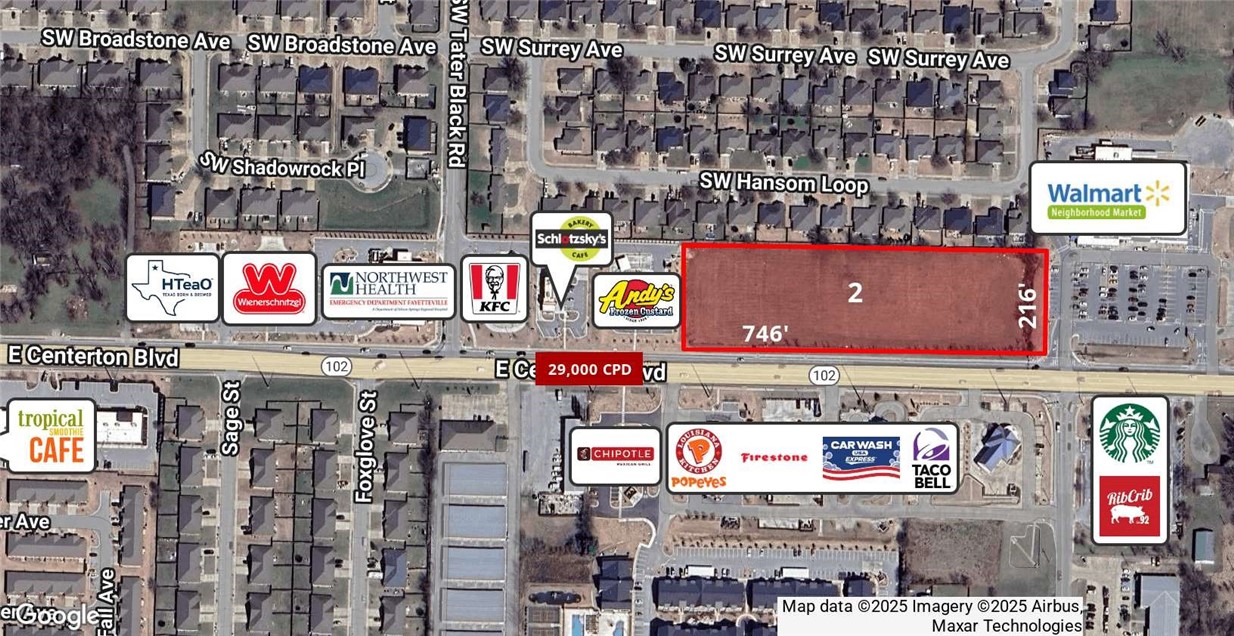 Water at street - Sewer at subdivision
29,000 CPD on Hwy 102
Will consider subdivide
Excellent strip center potential
Adjacent to Walmart Market
Near to many subdivisions & new developments