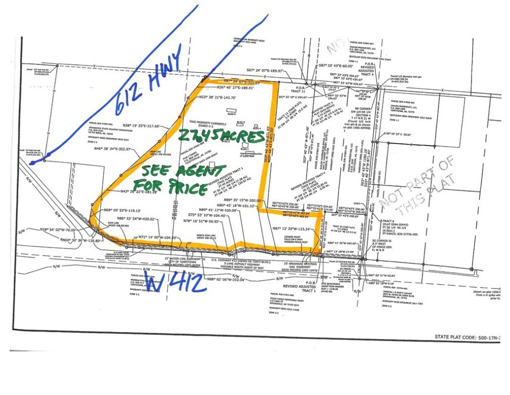 0-4-17-31 Tontitown Outlots - Commercial Sale