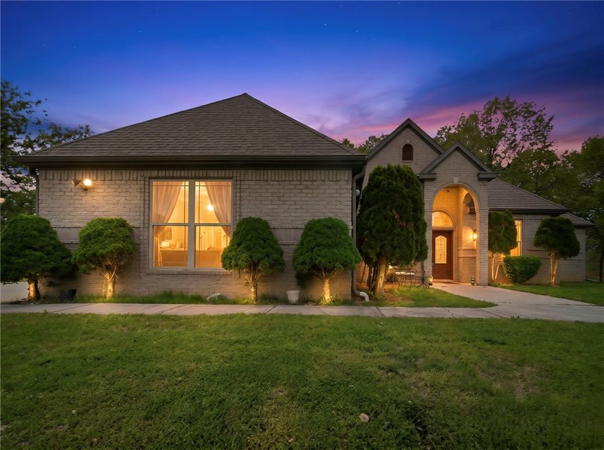 Live, work, and spread out—this one-of-a-kind 4.96-acre property offers two homes, a fully equipped shop, and horse-ready setup all in one place. The 2,121 sq ft brick home features 3 bedrooms, 2.5 baths, spacious living areas, and timeless masonry construction. A versatile barndominium offers approx. 1,250 sq ft of shop space as well as 2 bedrooms and 1.5 baths—ideal for guests, multi-generational living, or rental potential. The 40x50 insulated shop includes concrete floors, three overhead doors, and a hydraulic lift—perfect for hobbies, storage, or business use. Additional features include a pole barn and metal horse fencing ready for horses or livestock. Enjoy wide-open space, functional improvements, and endless possibilities in a peaceful yet convenient location.