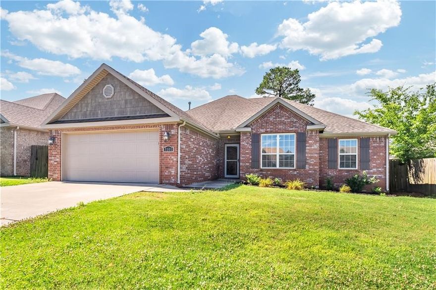 Welcome to your Next Home! This amazing 4 bedroom, 2 bath is just minutes from the Walmart Home office, the DC's, shopping, Restaurants, the square and Everything Bentonville has to offer! This home has Wood like tile, custom cabinets, plenty of Pantry space, Granite Counter tops, privacy fenced yard and much more. Background and credit check required for all applicants over the age of 18.