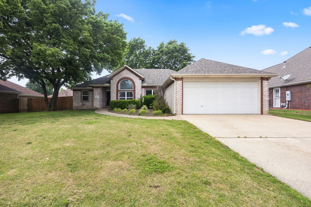 Instant equity even in today's market! Just appraised at $436,000. Desirable neighborhood close to schools and shopping. Less than 10 minutes to Downtown Bentonville, Walmart Home Office, Crystal Bridges, and Pinnacle Hills Promenade. Full brick exterior. Lots of natural light. Gas fireplaces in living and master bedroom. Formal dining. Fenced yard and covered back patio. All in a fantastic location.