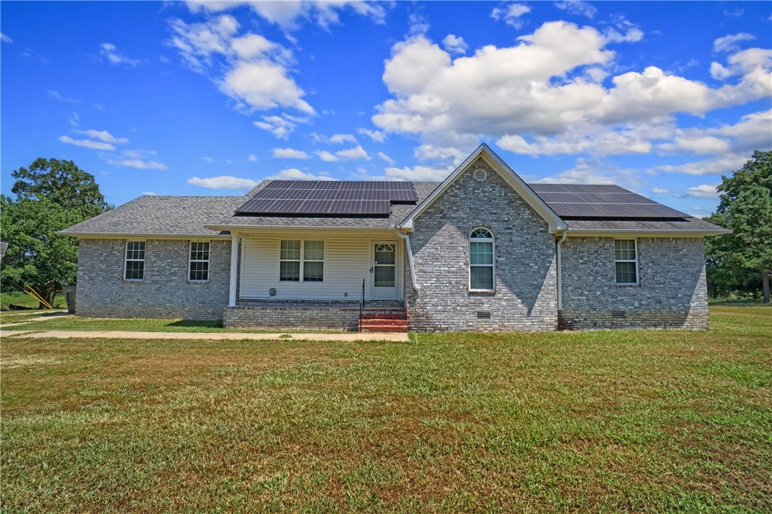 Peaceful Country Living with Modern Upgrades & Stunning Views!
This spacious 3-bedroom, 2-bathroom home sits on 25.48 beautiful acres and offers the perfect blend of comfort, sustainability, and scenic tranquility. With 1,986 sq ft of living space, there's plenty of room inside and out for relaxing, entertaining, or simply enjoying the peaceful surroundings.
One of the standout features is the $50,000 solar panel system that conveys with the sale! This system is so efficient that it offsets the billāno electric bill here!
Outside, the land is fully fenced (except directly near the house), making it ideal for animals or hobby farming. Thereās also a small storage building and a large open carport, adding function to the charm.
Located in one of the most gorgeous areas around, the views are absolutely breathtakingāyou truly have to see it to believe it. If you're looking for room to roam, energy independence, and a home with serious potential, this property checks every box.