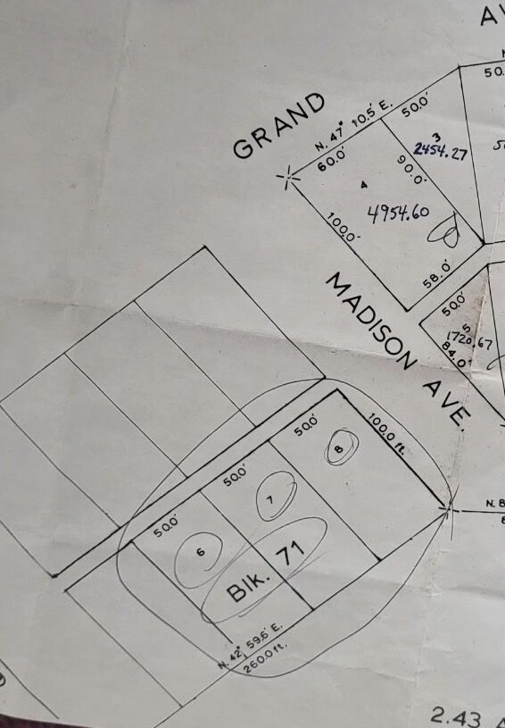Clayton survey - Land