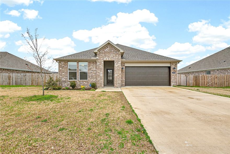 Check out this 4 bedroom home in Farmington all on one level! The Laredo plan is a favorite, and With 4 bedrooms, 3 bathrooms, and an office, this home has a ton to offer! With added smart home technology features allowing various lighting, garage, door lock, and thermostat controls, you will have easy access and added safety. The open kitchen and living room offer plenty of space to entertain, and the spacious foyer is an inviting touch. With luxury vinyl flooring throughout, full brick exterior, covered back patio, and upgrades throughout, this home is a must see! Make sure and take note of the amazing view of Mt. Kessler in the backyard!