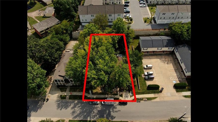 Located just minutes from the heart of Fayetteville, this site benefits from strong visibility, heavy foot traffic, and proximity to student housing, restaurants, retail, and entertainment. With continued growth around the university and demand for mixed-use, multifamily, and commercial projects, the property offers excellent potential for investors and developers looking to capitalize on one of Northwest Arkansas’s most vibrant markets.