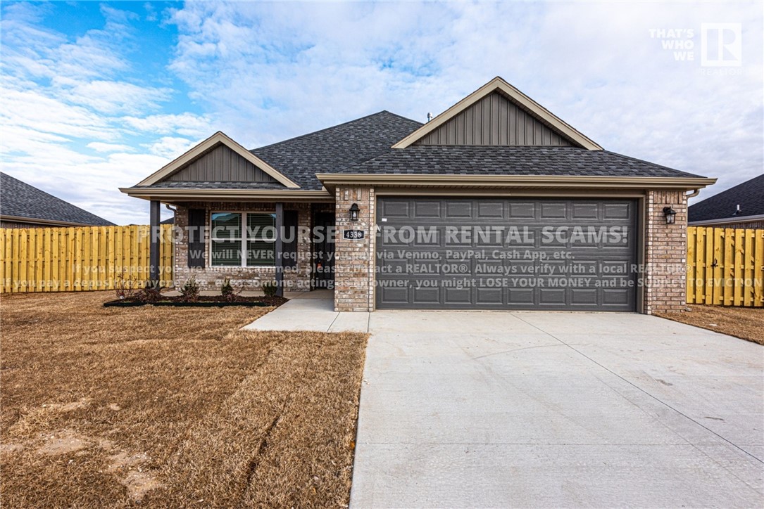 AVAILABLE NOW! Check out this beautiful 3bd/2ba home located near parks, schools, shopping, eateries,
and a short drive to University of Arkansas! With a semi-open concept floor plan, this home features
luxury vinyl plank floors in the living room, gas log fireplace, eat-in dining room, and tile in the wet areas! Large primary bedroom with private ensuite feat: double sink vanity & Walk-in closet! Check out the covered patio out back and enjoy the outdoors in the fenced in-backyard! ***McNaughton Real Estate marketing & applications only, management and lease provided by anotherāāāāāāāāāāāāāāāāāāāāāāāāāāāāāāāā party